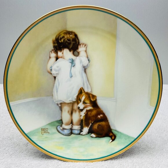 EUC Vintage 1985 Hamilton Collection Plate, "In Disgrace" Bessie Pease Gutmann - Picture 1 of 11